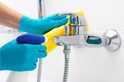 Detailed post-construction cleaning in Roehampton for kitchens and living areas